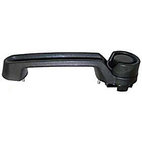 Crown Front Or Rear, Driver Or Passenger Side Door Handle-Black,