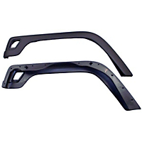 Crown Front, Passenger Side Fender Flares-Black,Thermoplastic,Fl
