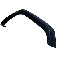 Crown Front, Passenger Side Fender Flares-Black,Thermoplastic,Fl