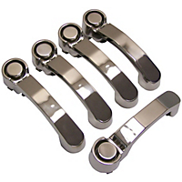 Crown Front Or Rear, Exterior Door Handle-Polished,Stainless Ste