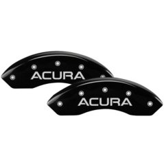 MGP 39022SACUBK Caliper Cover - Black Powdercoat, Aluminum, Dire