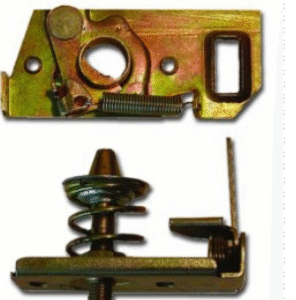 Autoloc BCTR Hood Latch - Steel, Universal