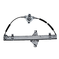 Auto 7 Rear, Driver Side Window Regulator-Manual