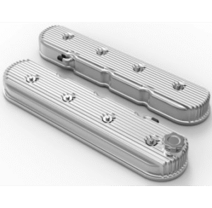 Holley 241-139 Valve Cover - Polished, Aluminum, Universal