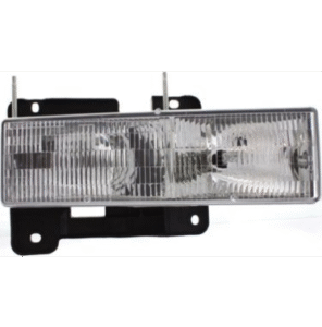 Replacement Halogen Headlight, Passenger Side, With Bulb(s), Cle