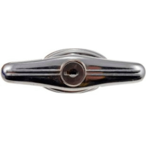 Dorman Exterior Door Handle 77124 Silver With Keyhole