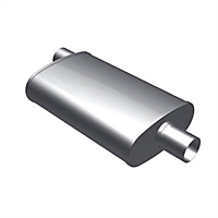 Universal-Magnaflow Muffler Magnaflow XL 3-Natural,Stainless Ste
